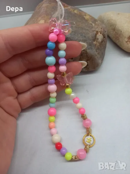 Ръчно изработена детска висулка / верижка за телефон, снимка 1