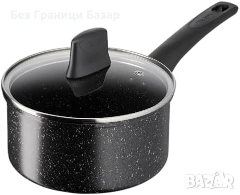 Нов Тефал тиган с капак 18 см, незалепващ, за всички котлони индукция Tefal, снимка 1