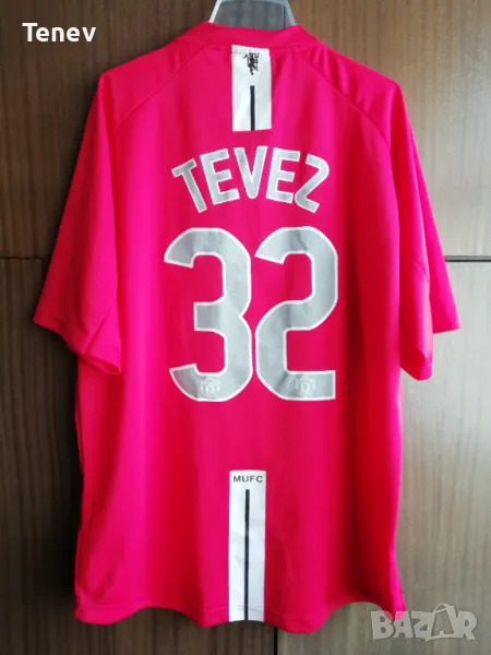 Manchester United #32 Tevez футболна тениска фланелка Манчестър Юнайтед Тевез 2007/2008/2009 , снимка 1