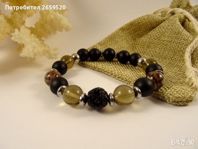 Дамска гривна от естествени камъни, снимка 1