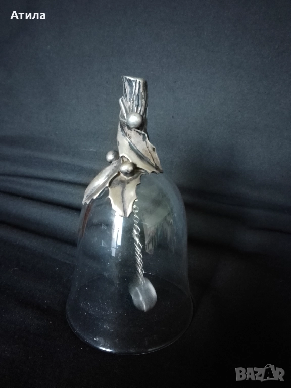 сребърно звънче, снимка 1