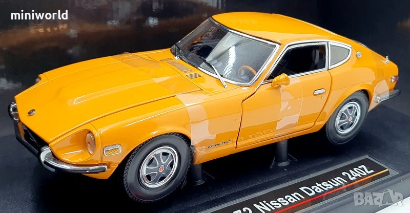  Nissan Datsun 240Z 1972 - мащаб 1:18 на SunStar моделът е нов в кутия, снимка 1