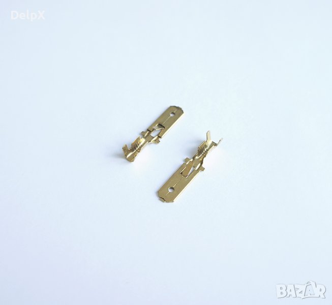 Кабелна обувка мъжка със стопер метална 6,3mm/1,5mm2, снимка 1