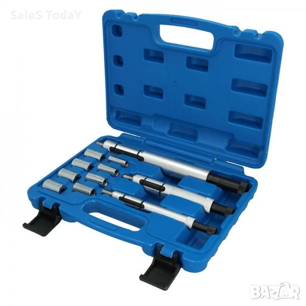 Комплект за съединител, водачи за центроване на съединител, куфар, син, снимка 1