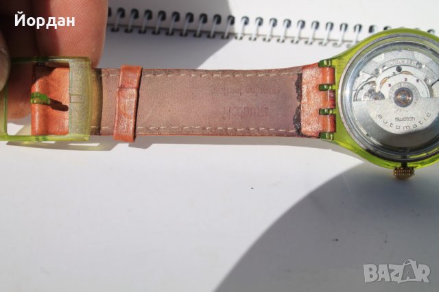 Мъжки часовник ''Swatch'' автоматик 37 мм  - 1991 година, снимка 8 - Мъжки - 40268669
