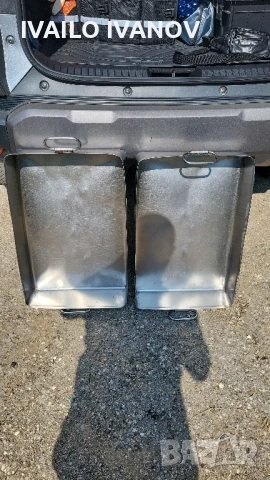 Тави 2броя на Хром Силистра дебела неръждавеика 2мм алпака 