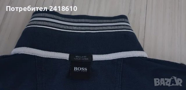 Hugo Boss Cirkle Pique Cotton  Mens Size M  ОРИГИНАЛНА Тениска!, снимка 12 - Тениски - 50338077