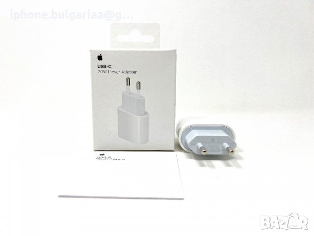 Адаптер зарядно USB C 20W Power Adapter за Apple iPhone, снимка 4 - Оригинални зарядни - 37065473