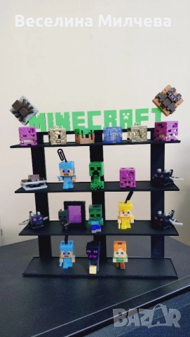 Стойка за фигурки Майнкрафт-Киндер Джой , снимка 5 - Фигурки - 53955264