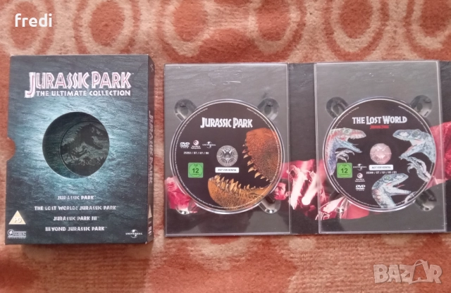 Джурасик парк - трилогия (DVD) с български субтитри, снимка 3 - DVD филми - 51486662