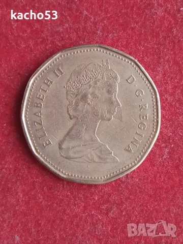1 долар 1989 г. Канада., снимка 2 - Нумизматика и бонистика - 53876244