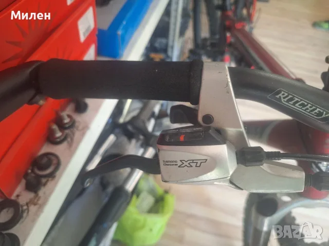 Велосипед HEAVY TOOLS Montanbaike 26 Инчови Капли Мъздушна ВилкаСкорости 3х9 Спирачки Simano XT, снимка 7 - Велосипеди - 55948484