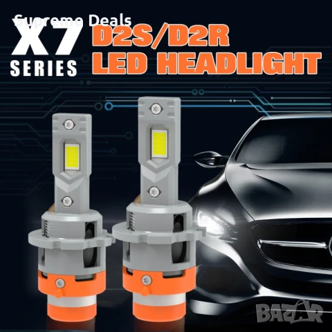 Mini D2S лед крушки , снимка 2 - Аксесоари и консумативи - 54157584