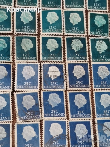 Нидерландия Кралица Юлиана 650 бр. , снимка 3 - Филателия - 53057182
