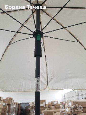 Плажен чадър / Градински Чадър с чупещо се рамо 18080, снимка 2 - Градински мебели, декорация  - 36626662