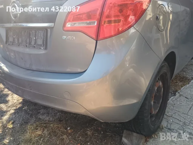Задна броня от Мерива Б / Meriva B 1.4 turbo 120к.с 2012г A14NEL , снимка 3 - Части - 55856986