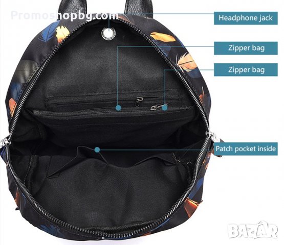 Дамски раници Butterflies - различни видове, снимка 8 - Раници - 34469500