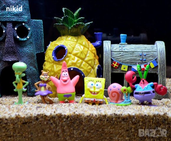 Ананас Къщичката къщичка къща на спондж боб Спонджбоб Квадратни гащи spongebob игра украса аквариум 