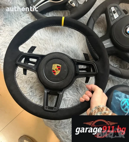 Алкантара Волан Порше Porsche GT3 911 Cayenne Cayman Panamera Carrera Boxter 991 997, снимка 15 - Аксесоари и консумативи - 49215506