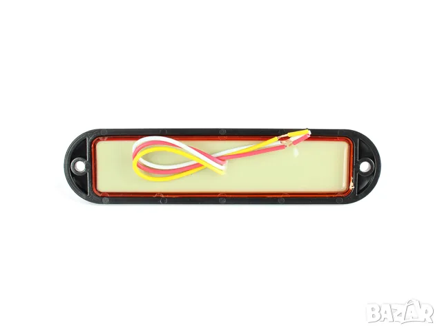 Мигащ LED габарит жълт с черна рамка, снимка 4 - Аксесоари и консумативи - 55869078
