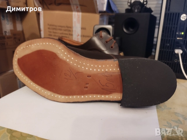 Мъжки обувки "Сърп и чук", номер 42, снимка 4 - Официални обувки - 54165780