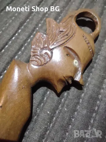 Кама за жертвопринушения с ликът на Гхатоткача, снимка 5 - Ножове - 49659545