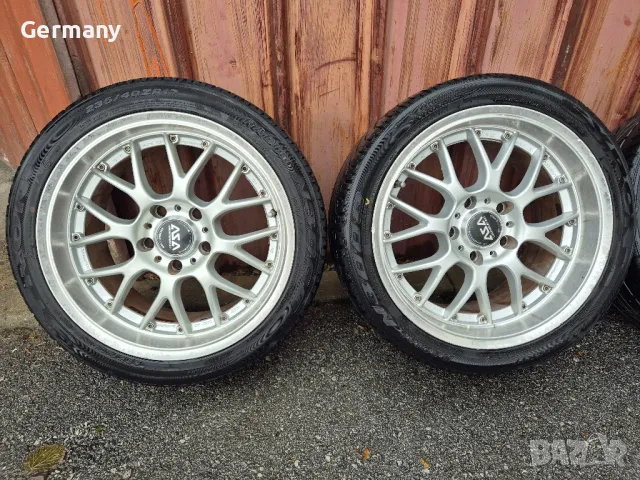 джанти за бмв bmw e36 e46 e90 e30 f30 17 цола 5x120 asa revolution by bbs спорт пакет, снимка 7 - Гуми и джанти - 48193618