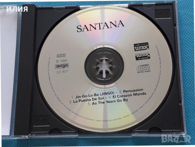 Santana – 1989 - Santana(Rock, Latin, Blues), снимка 2 - CD дискове - 42474354