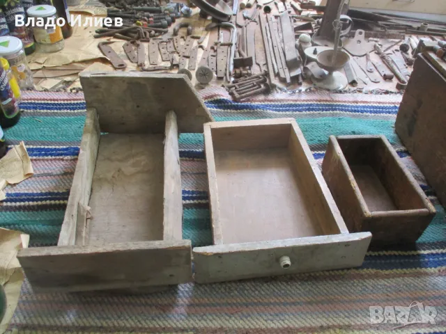 Сандъци, касети и щайга дървени различни видове старинни  винтидж и по-нови, снимка 10 - Други - 32502305