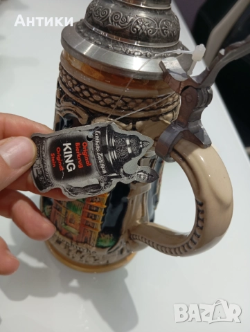 Стара халба със сертификат прекрасна за подарък, снимка 14 - Колекции - 52470382