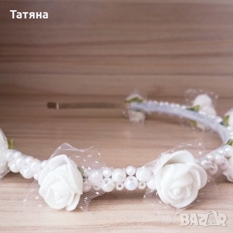 Диадема воал за моминско парти, снимка 5 - Сватбени аксесоари - 34080341