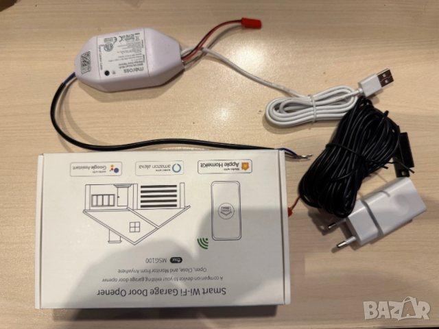 Smart контролер за гаражна врата Meross Garage Door Opener HomeKit, Alexa, Google, SmartThings, снимка 2 - Друга електроника - 54129288