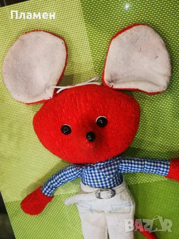 Ретро играчка Мишка, снимка 3 - Колекции - 49696626