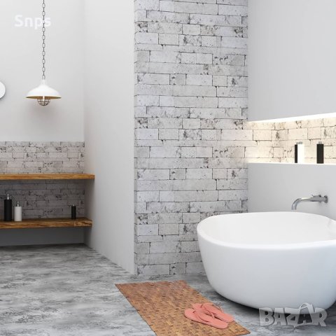 Бамбукова постелка за баня хигиенична, влагоустойчива, 50 x 80 см, снимка 1 - Други стоки за дома - 42267283