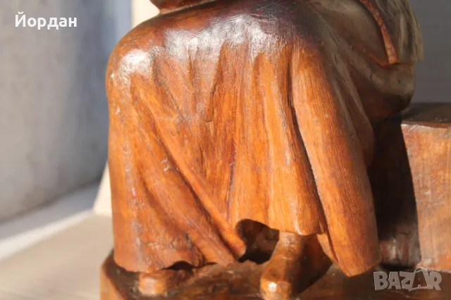 Дървена фигура , снимка 4 - Други ценни предмети - 48499971