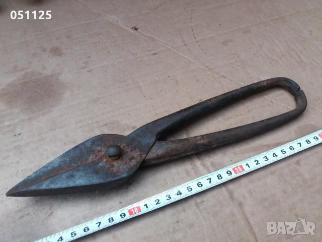 стара ножица за рязане на ламарина , снимка 4 - Антикварни и старинни предмети - 31681633