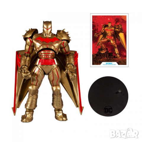 DC MULTIVERSE ACTION FIGURE BATMAN HELLBAT SUIT (GOLD EDITION) 18 CM, снимка 8 - Колекции - 36433101