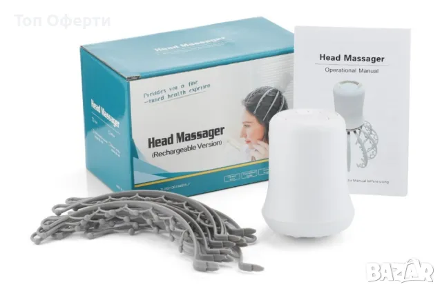 Масажор за глава, електрически с USB зареждане, снимка 5 - Масажори - 49020862