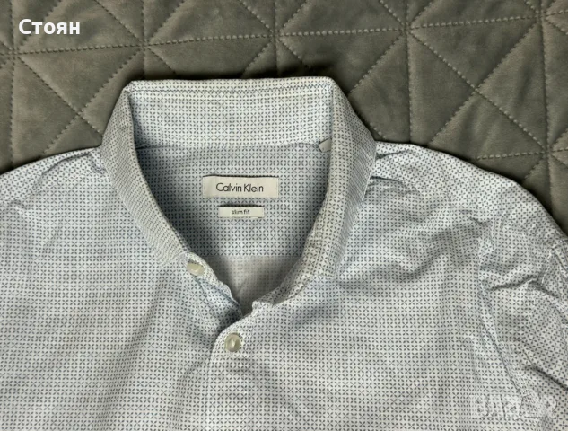 Мъжки ризи Calvin Klein s размер комплект, снимка 11 - Ризи - 56144213