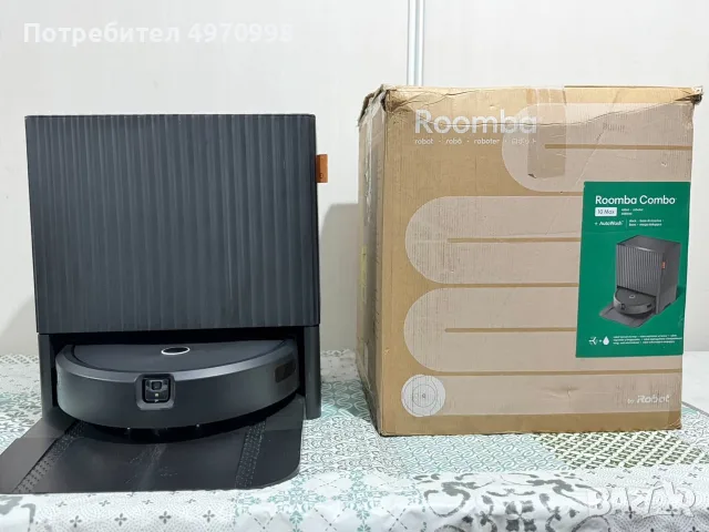 iRobot Roomba Combo 10 Max робот прахосмукачка, снимка 2 - Прахосмукачки - 56378948