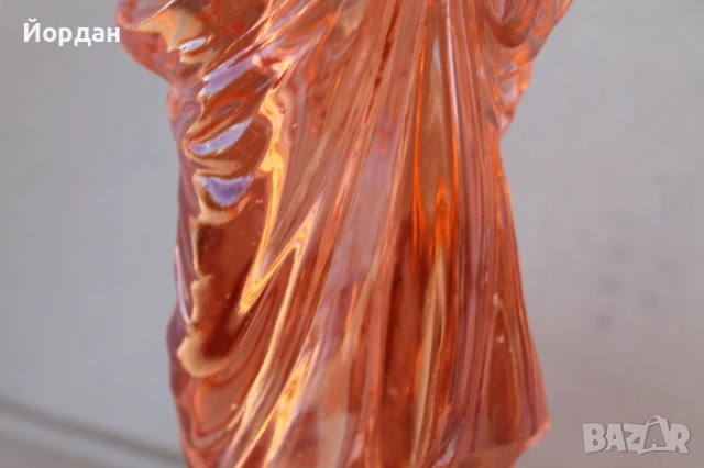 Стъклена фигура на ''Иисус Христос'' , снимка 4 - Антикварни и старинни предмети - 51795956