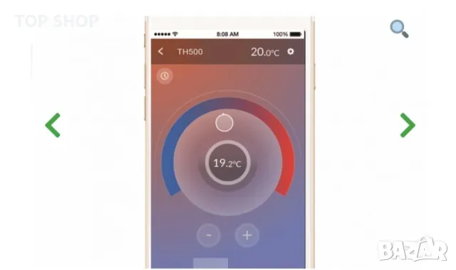 хронотермостат с вграден сензорен екран, снимка 4 - Друга електроника - 48794810