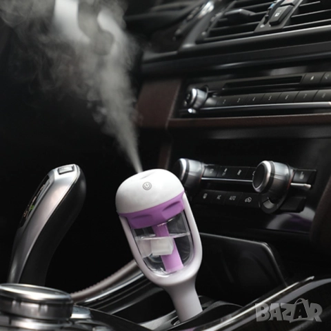 🚗 Автомобилен парен овлажнител и ароматизатор 