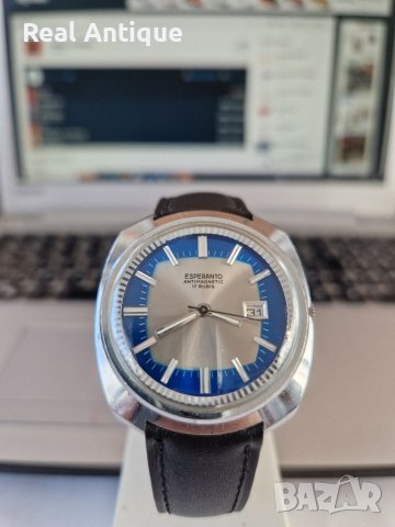 Много красив мъжки механичен ръчен часовник Esperanto , снимка 2 - Мъжки - 40005394