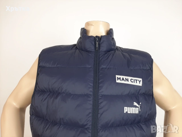 PUMA Manchester City Vest - Оригинален мъжки елек размер XL, снимка 6 - Якета - 54168001