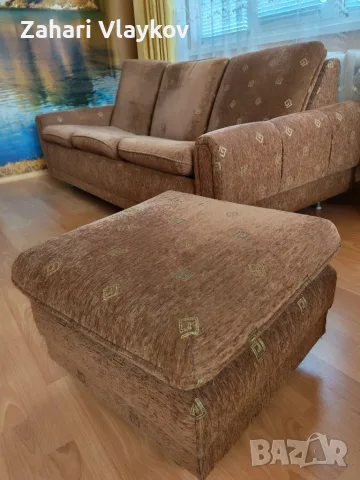 Продавам холна гарнитура, снимка 3 - Дивани и мека мебел - 55944409