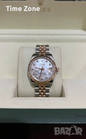 Rolex Datejust 36mm (31mm) Two-Tone Rose Gold Diamond Дамски Различни Варианти, снимка 5 - Дамски - 54043793