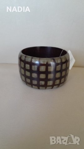 Масивна гривна от рог., снимка 2 - Гривни - 44336026