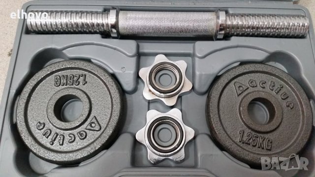 Дъмбел Active 10кг, снимка 3 - Фитнес уреди - 29179221