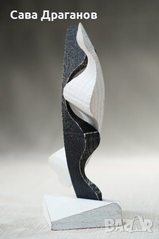 Малка пластика от дърво "Прегръдка", снимка 12 - Статуетки - 40359862